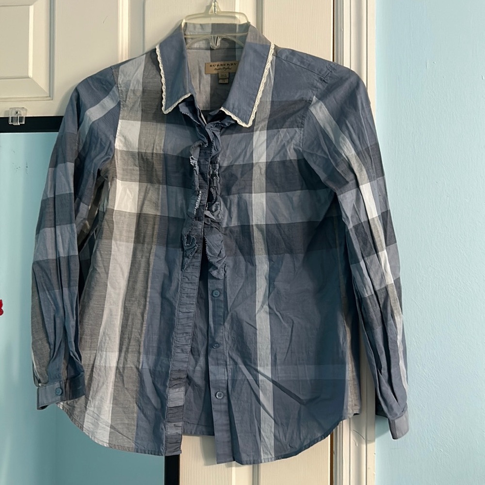 Women’s Burberry Brit Blue Button down shirt